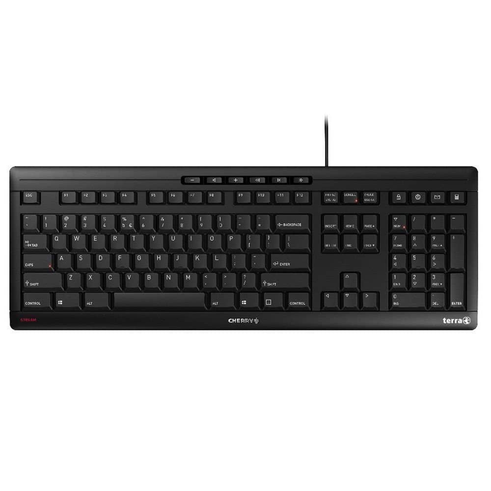 Terra Keyboard 3500 Corded Ch Usb Black Baugleich Zum Cherry Stream Keyboard Jk 8500ch 2 Terra It Systeme