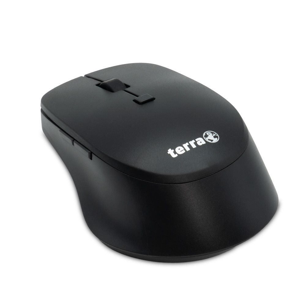 TERRA Mouse 4000 Wireless Silent USB black 6-Tasten Maus, für Rechtshänder – Bild 2