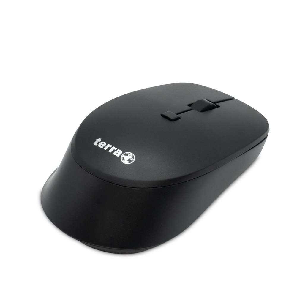 TERRA Mouse 4000 Wireless Silent USB black 6-Tasten Maus, für Rechtshänder – Bild 3