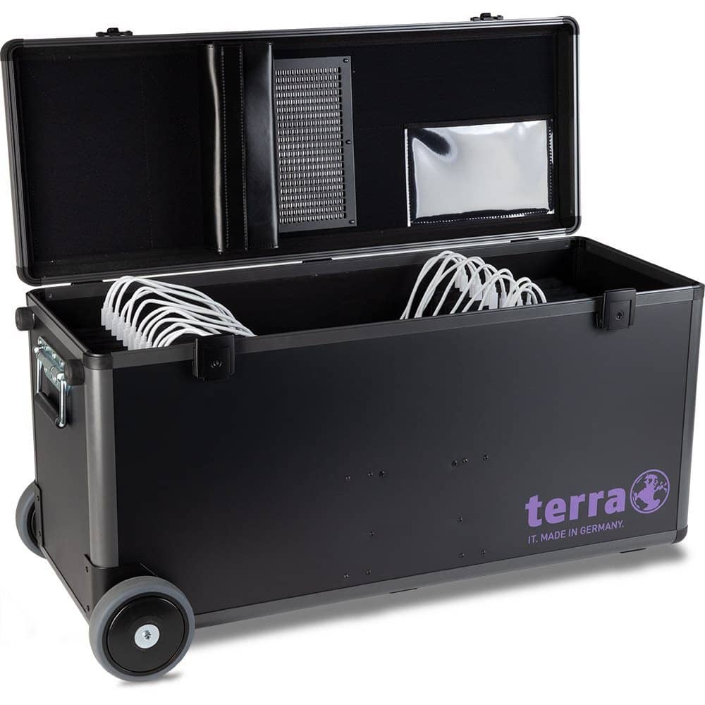 YY NB Terra S24 Trolley f. Surface Go2/3/PAD 1200(V2) (EU) +++ mit USB-C Ladeeinheit f.Surface GO2/3 /PAD 1200